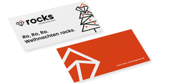 Beispiel: 250 Stück Weihnachtskarten